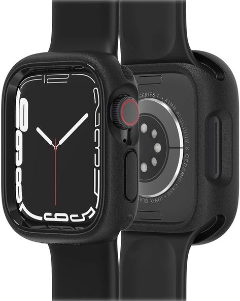 Amazon.com: OtterBox Watch Bumper for Apple Watch Series 8/7-41mm, Shockproof, Drop Proof, Sleek Protective Case for Apple Watch, Guards Display and Edges, Black : Clothing, Shoes & Jewelry Black Apple Watch, Apple Watch 8, Apple Watch Features, Sleek Watch, Apple Smartwatch, Lifeproof Case, Otter Box, Black Apple, Apple Watch Case