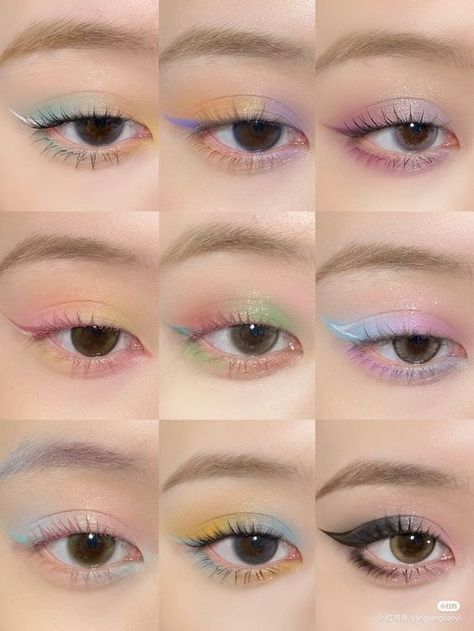 Funky Makeup, Eye Twitching, Cute Eye Makeup, Korean Eye Makeup, Ulzzang Makeup, Ethereal Makeup, Dope Makeup, Pinterest Makeup, Eye Makeup Designs
