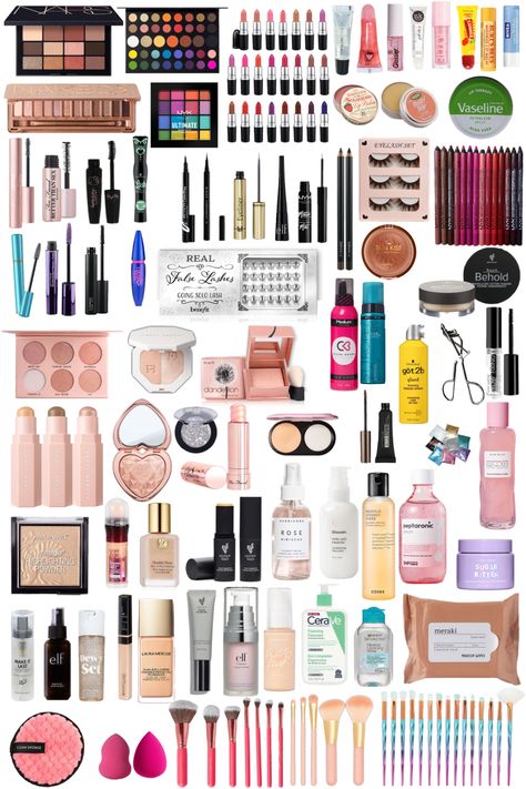 Drugstore Makeup Must Haves, Makeup Palette Collection, Drugstore Makeup Products, Stylish School Bags, Expensive Makeup, Best Drugstore Makeup, Most Paused Movie Scenes, Shower Skin Care, Makeup Must Haves