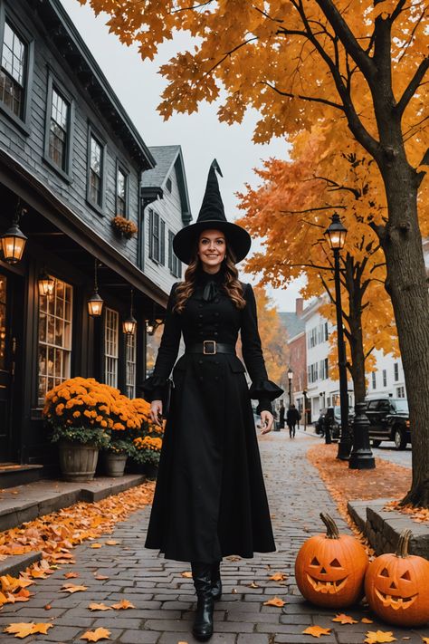 🔮 Discover the Bewitching Charms of October Adventures in Salem, Massachusetts 🍂 Fall Salem Massachusetts, Outfits For Salem Massachusetts Fall, Salem Massachusetts Outfits Fall, Salem Outfits Fall Witch, Outfits For Salem Massachusetts, Salem Photoshoot, Salem Halloween Costume, Salem Massachusetts Outfits, Salem Massachusetts Aesthetic