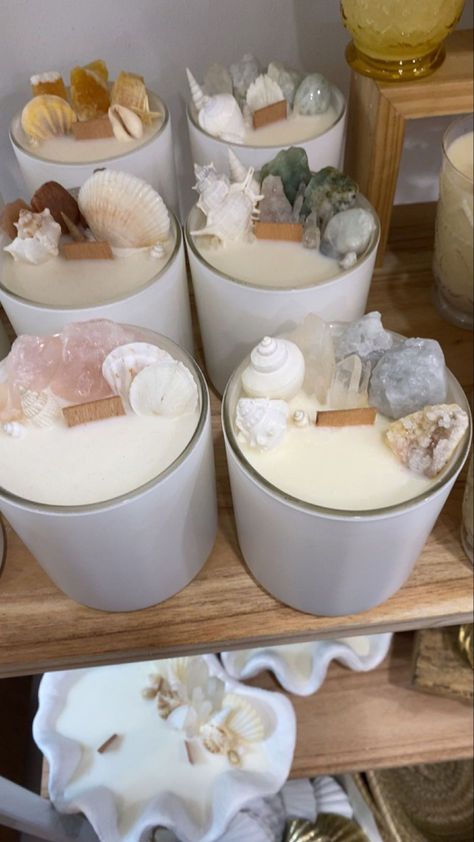 She’ll Candle, Beach Candles Diy, Beachy Candle, Sea Shell Candles, Shell Candles Diy, Seashell Candles Diy, Beachy Candles, Sea Shell Candle, Beach Candles