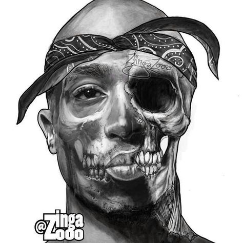 Sick 2pac Tattoos, Tupac Tattoo, Hulk Sketch, 2pac Art, Tupac Art, Arte Cholo, Chicano Art Tattoos, Rapper Art, Chest Piece Tattoos