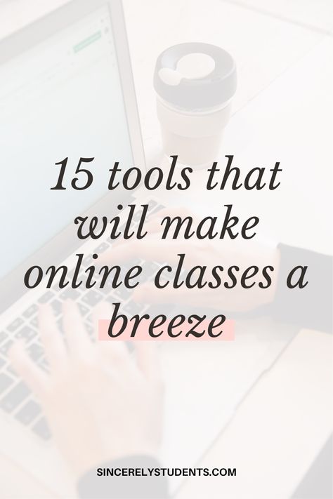 College Help Life Hacks, Online School Hacks, Tips For Online College Classes, Online Classes Aesthetic, Online Class Aesthetic, Online School Essentials, Graduate School Essentials, Online College Tips, Graduate School Organization