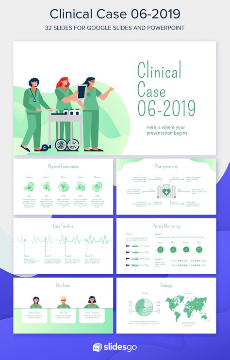 Set forth a clinical case presentation using this free medical template for Google Slides and PowerPoint Medical Presentation Design, Medical Template, Case Study Template, Case Presentation, Powerpoint Slide Designs, Presentation Design Layout, Google Slides Theme, Powerpoint Design Templates, Powerpoint Presentation Design