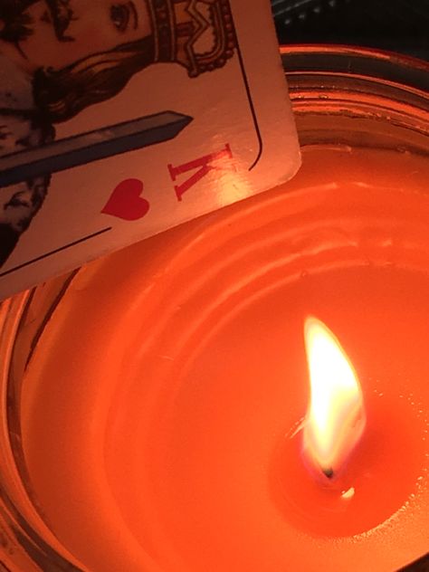 #card #king #kingcard #aesthetic #candles #candlelight #orange #orangecandle #fire #photography Orange Candle Aesthetic, Dark Orange Aesthetic, Aesthetic Cards, King Aesthetic, Cards Aesthetic, King Card, Aesthetic Orange, Orange Candle, Fire Photography