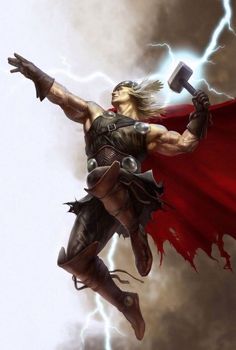 redskullspage: “The Mighty Thor ” Thor Artwork, Thor Tattoo, Thor Comic Art, Thor Art, Thor Comic, The Mighty Thor, Comic Book Artwork, Marvel Thor, Marvel Comic Character