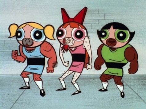 Dress however you want.  | 35 Life Lessons You Learned From "The Powerpuff Girls" Humour, Powerpuff Girls Villains, Super Nana, Powerpuff Girl, Puff Girl, Old Cartoons, Cartoon Pics, Powerpuff Girls, Party Girls