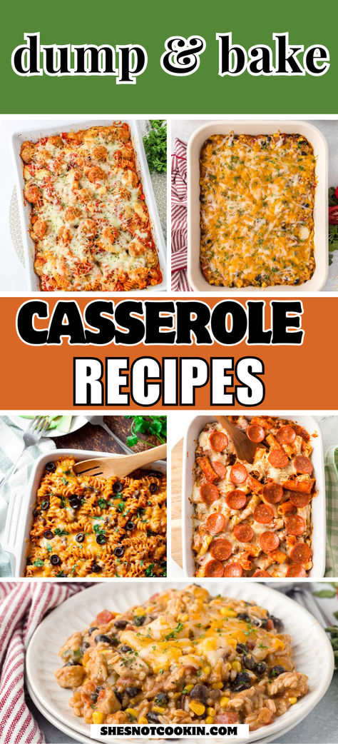 Photo collage of casserole recipes with text overlay. Easy Casserole Recipes For Dinner, Classic Casseroles, Lunch Casserole, Casserole Recipes For Dinner, Cheap Casserole Recipes, Cheap Recipe, Elizabeth Young, Easy Casserole Dishes, Quick Family Dinners