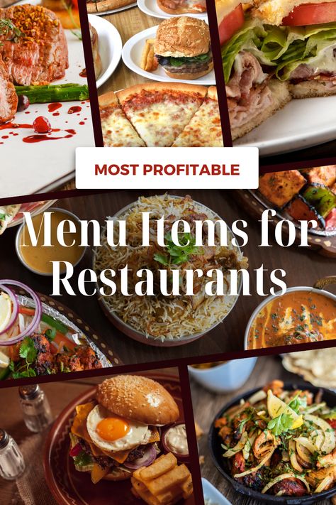If you’re looking for guidance, this list of the 10 most profitable restaurant menu items will help you develop dishes that’ll not only make hungry customers happy but also improve your bottom line! Easy Cafe Menu Ideas, Best Restaurant Recipes, Unique Restaurant Food Ideas, Food Specials For Restaurants, Restaurant Lunch Special Ideas, Restaurant Menu Ideas Food Recipes, Restaurant Menu Ideas Food, Bistro Menu Ideas Food, Bistro Food Ideas Dishes