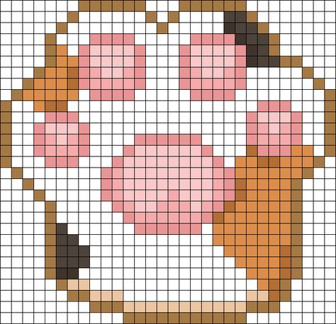 Kandi Cuffs, Perler Bead Pattern, Easy Pixel Art, Fuse Bead Patterns, Pixel Art Templates, Pixel Drawing, Pony Bead Patterns, Pixel Crochet, Pixel Art Grid