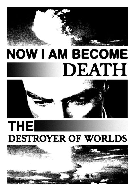 Oppenheimer Poster, La Haine Film, The Destroyer Of Worlds, Album Cover Wallpaper Collage, The Modern Prometheus, Classic Films Posters, Film Posters Art, The Destroyer, Punk Design