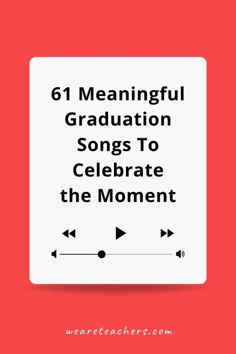 Best Graduation Songs 2022: Celebrate Students in All Grade Levels Songs For Graduation Insta Story, Kindergarten Graduation Songs, Elementary School Graduation, Graduation Songs, High School Musical Cast, Middle School Graduation, Hard To Say Goodbye, School Songs, End Of Year Activities