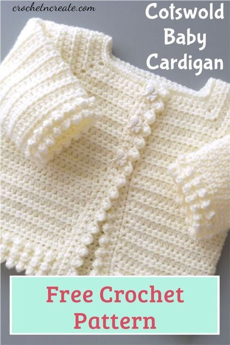 Crochet Baby Cardigan Free Pattern, Diy Crochet Cardigan, Crochet Baby Sweater Sets, Baby Cardigan Pattern Crochet, Easy Knit Baby Blanket, Crochet Baby Sweater Pattern, Crochet Baby Jacket, Crochet Baby Sweaters