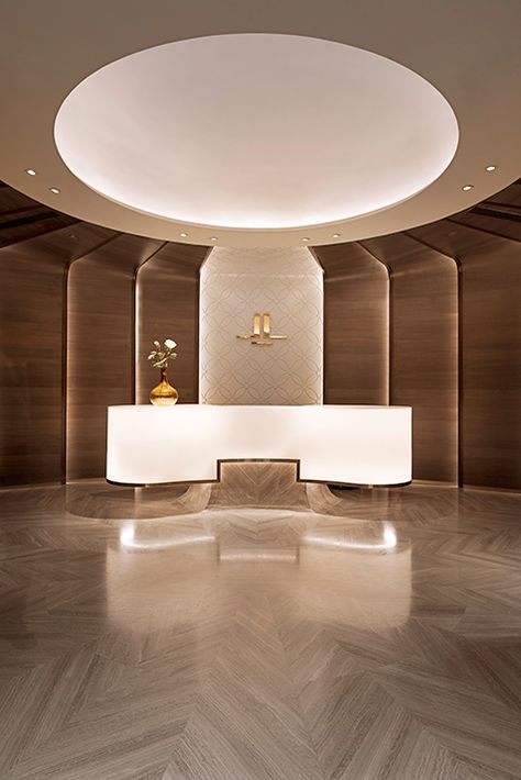 Luxury Hotels Lobby, Luxury Hotel Design, مركز ثقافي, Hotel Lobby Design, Reception Desk Design, Lobby Interior Design, Interior Design Minimalist, Plafond Design, Lobby Interior