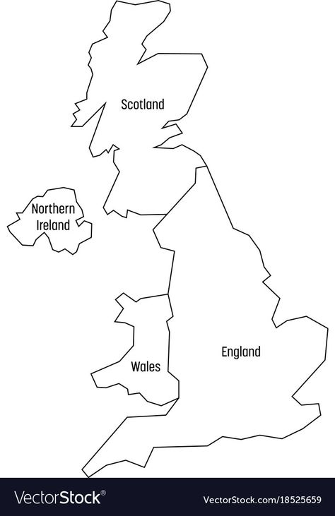 England Map Outline, Uk Map Outline, Map Of Uk United Kingdom, England Map Illustration, Map Of England United Kingdom, England Map Tattoo, Scotland Maps, Great Britain Map, Geography Poster