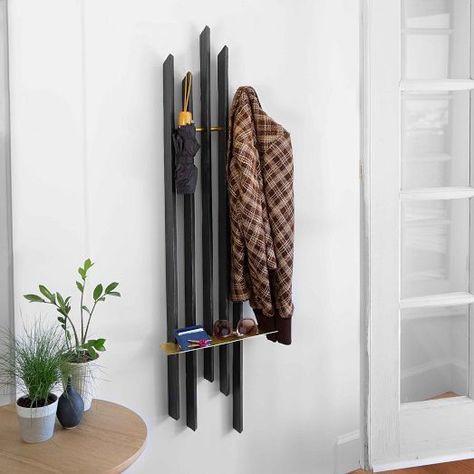 Small Entryways, Giving Second Chances, Country House Living Room, Narrow Entryway, West Elm Kids, Mud Room Storage, Modern Entryway, Wood Grain Texture, Entryway Organization