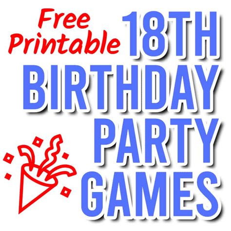 18th Bday Party Ideas Games, Birthday Games For 18th Birthday, 18th Birthday Printables Free, 18th Birthday Party Ideas Guys, 18th Birthday Party Games Activities, 18th Birthday Party Game Ideas, Games For 18th Birthday Party, 18th Birthday Party Ideas Activities Fun Games, 18th Birthday Party Activities