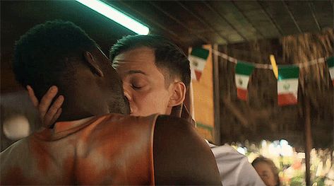 Bill Skarsgård as Mateo & Nathan Stewart Jarrett as Mateo in Soulmates (2020)Amc Series/Bill Skarsgard Gif/Edits/Movies/Netflix/Hot Boy/Handsome Swedish Actor/Aesthetic/Bill Skarsgard Kiss Bill Skarsgard Kissing, Bill Skarsgard Soulmates, Bill Skarsgard Kiss Gif, Bill Skarsgard Kiss, Bill Skarsgard Aesthetic, Bill Skarsgård Gif, Actor Aesthetic, Bill Skarsgård, Billy Boy