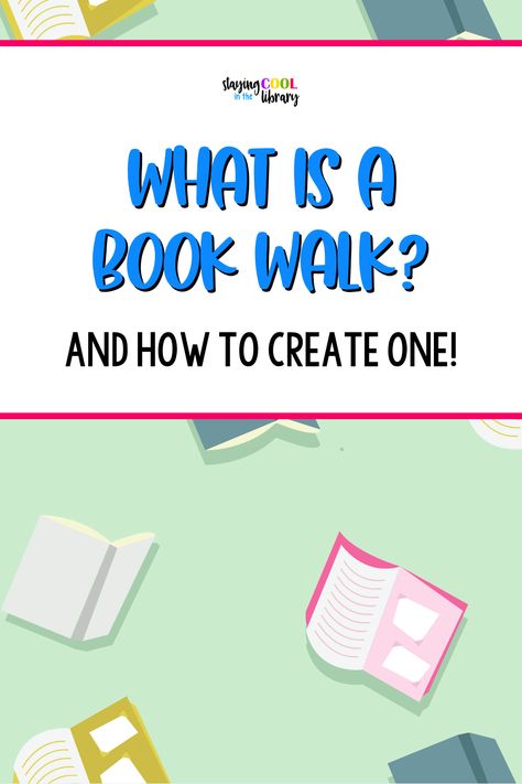 Story Walk Book Ideas, Library For Kindergarten, Fun Library Activities For Middle School, High School Library Activities, Book Walk Ideas, Friends Of The Library Ideas, Story Walk Ideas, Middle School Library Activities, Library Activities For Middle School