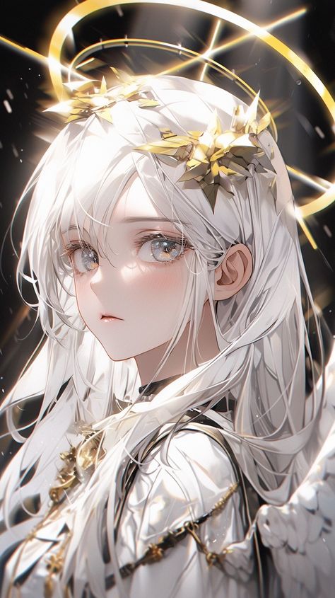 Anime angel wallpaper Anime Seraphim Angel, Angel Anime Female, Anime Female Angel, Anime Angel Wallpaper, Angel Anime Pfp, Angel Oc Female, Anime Angel Female, Angel Anime Art, Angel Wings Anime