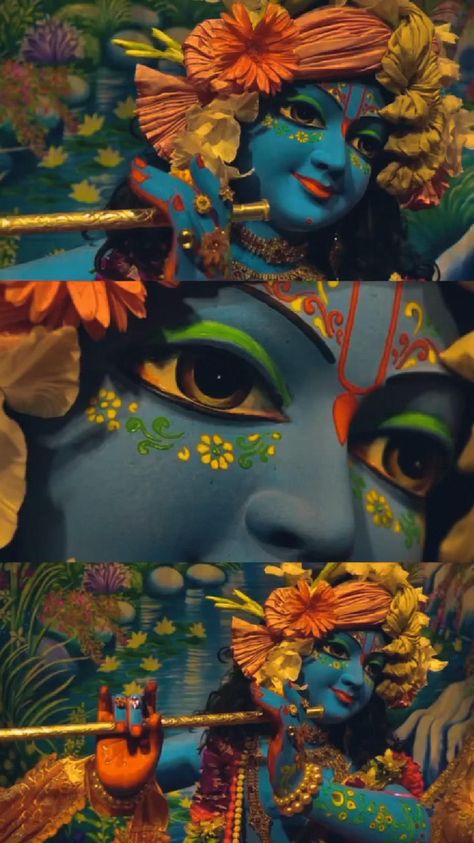 Krishna Gif, Radha Krishna Songs, Krishna Book, Little Krishna, Krishna Statue, Lord Krishna Hd Wallpaper, Bhakti Song, Happy Birthday Quotes For Friends, Krishna Songs