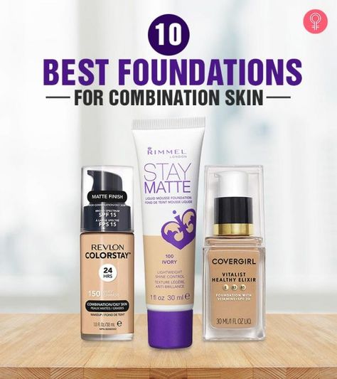 Best Foundation For Combination Skin, Foundation For Combination Skin, Dry Oily Skin, Clinique Acne Solutions, Best Foundations, The Best Foundation, Oil Free Foundation, Combination Skin Type, Mac Studio Fix