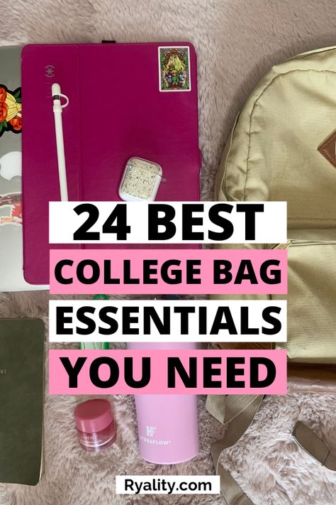 Ooooh I love these college must haves for your backpack! I feel like this post is going to be an absolute lifesaver when it comes to getting back to school supplies Back To School List College, School Supplies For College Freshman, Best Backpack For College, School Supplies For College Students, College School Supplies Essentials, College Online Supplies, Graduate School Supplies, College Essentials Supplies School Stuff, What’s In My Backpack College