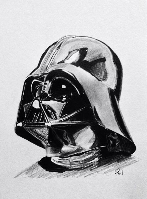 Darth Vader Pencil Drawing, Darth Vader Drawings, Dark Vader Drawing, Star Wars Drawings Pencil, Darth Vader Tattoo Ideas, Darth Vader Dibujo, Darth Vader Sketch, Vader Drawing, Darth Vader Tattoo Design