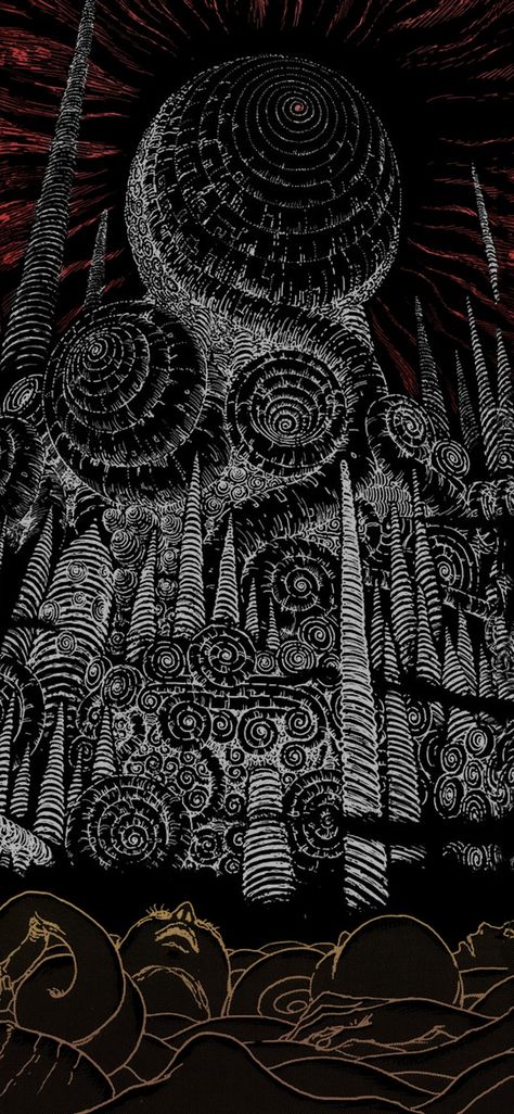 Edgy Tattoos Grunge Ideas, Horrorcore Wallpaper, Junji Ito Art Wallpaper, Dark Homescreen Ideas, Macabre Wallpaper, Junji Ito Aesthetic, Junji Ito Art, Best Hd Wallpaper, Wallpaper View