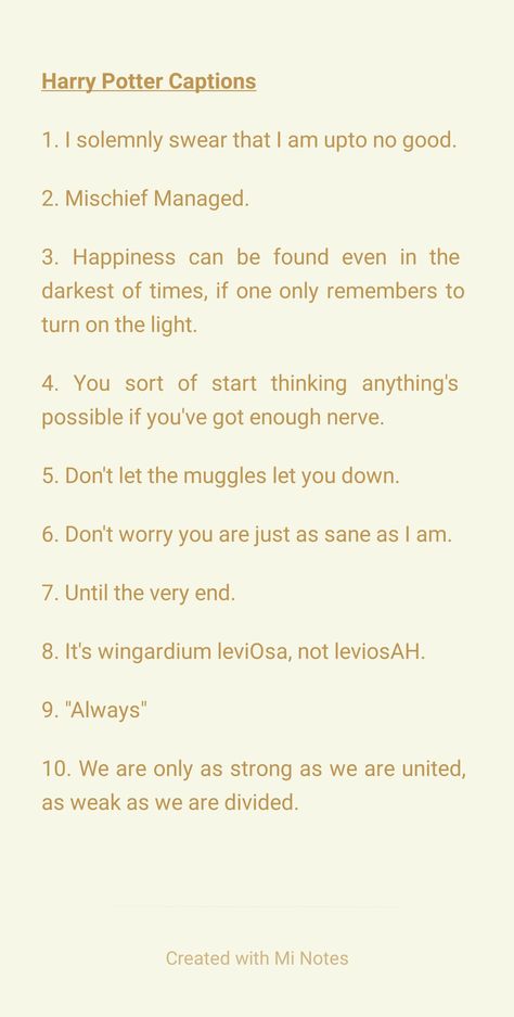 Potterhead Captions, Make Instagram Look Good, Instagram Bio Ideas Harry Potter, Hogwarts Instagram Captions, Looking Captions For Instagram, Friendship Funny Captions, Instagram Bio Ideas From Books, Looking Pretty Captions, Loving Myself Captions Instagram