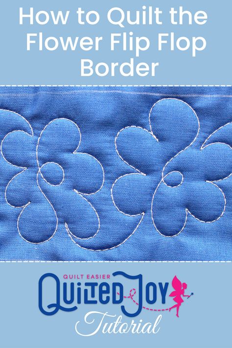 Tela, Patchwork, Stippling Quilting Pattern, Free Motion Quilting Flowers, Border Quilting Ideas, E2e Quilting Designs, Easy Free Motion Quilting Patterns, Free Motion Embroidery Tutorial, Fmq Borders