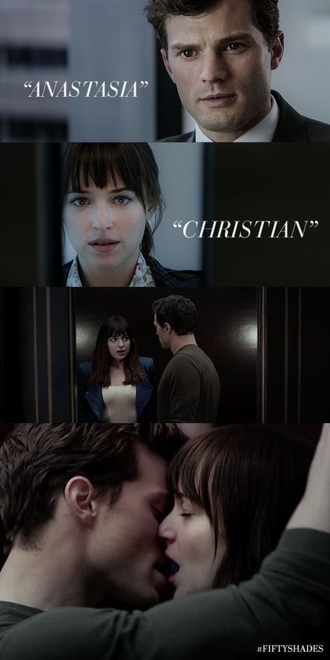 "Anastasia." "Christian." What is it about elevators!! everythingjamiedornan.com Cristian Grey, Laters Baby, Fifty Shades Movie, Quotes Christian, Fifty Shades Freed, Fifty Shades Darker, 50 Shades Of Grey, Christian Grey, Ideas Quotes