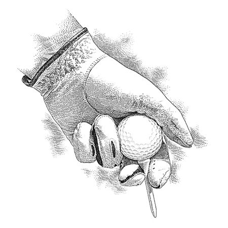 Pen and Ink Archives - Golf Illustration Golf Drawing Sketches, Golfing Tattoo Memorial, Golf Art Drawing, Golf Drawing Art, Golf Tattoo Ideas For Men, Golf Sketch, Golf Clip Art, Golf Illustration, Dad Memorial Tattoo