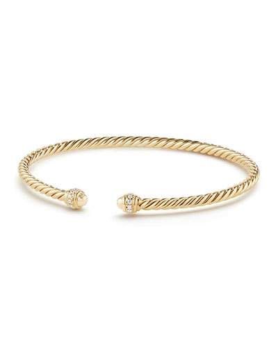 David Yurman Bracelets, Yurman Bracelet, Ladies Bangles, Bracelet With Diamonds, Preppy Life, David Yurman Bracelet, David Yurman Jewelry, Beaded Cuff Bracelet, Bracelets Gold Diamond