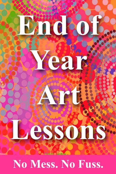 Simple Art Lessons For Elementary, One Lesson Art Ideas, Last Minute Art Lesson, Art For Fifth Grade, Year 3 Art Ideas, Only One You Art Project, Year 4 Art Lessons, Art Lesson Ideas Primary, Summer Art Ideas For Kids Classroom