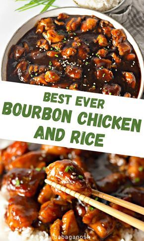 Bourbon Chicken Recipe Easy, Easy Bourbon Chicken, Crock Pot Inspired Beef Recipes, Bourbon Chicken Recipe, Chicken Boneless Breast Recipes, Delicious Chicken Breast Recipes, Dinner Recipes Vegetarian, Bourbon Chicken, Healthy Dinner Recipes For Family