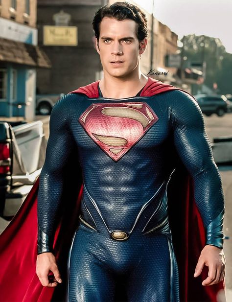— Henry Cavill - Man of Steel Henry Cavill Superman, Superman Pictures, Superman Henry Cavill, Superman Wallpaper, Superman Man Of Steel, Superman Art, Super Man, Fc Liverpool, Pahlawan Super