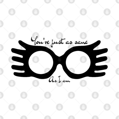 Luna Lovegood, Luna From Harry Potter, Luna Lovegood Tattoo, Moody Harry Potter, Luna Lovegood Quotes, Luna Lovegood Glasses, Harry Potter Prints, Glasses Tattoo, Hp Tattoo