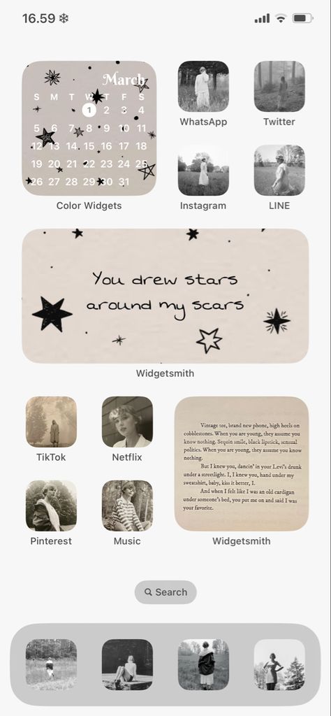 Taylor Swift Phone Theme Speak Now, Ios 16 Homescreen, Homemade Journal, Homescreen Idea, Taylor Swoft, Cute Home Screens, Iphone Ideas, Iphone Wallpaper Ios, Iphone Home Screen Layout