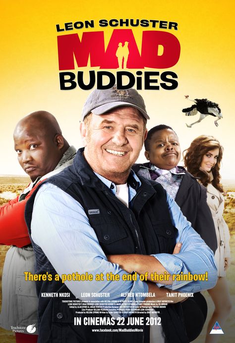 Meet the stars of ‘Leon Schuster's Mad Buddies,’ Leon Schuster and Kenneth Nkosi! Nu Metro Canal Walk on Father's Day, Sunday, 17 June. Autograph signing at 18:30, then a special pre-release screening of ‘Leon Schuster's Mad Buddies’ at 20:00! Book your seat using this link: http://numet.ro/mbprs $48 (rand) Leon, Romantic Films, Old Nickelodeon Shows, Buddy Movie, African Movies, Nickelodeon Shows, Hallmark Channel, Romantic Movies, Hd Movies
