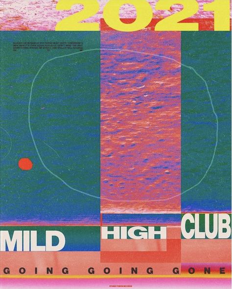 Album poster for Mild High Club's new album Going Going Gone, art, graphic design, abstract expressionism, colorful design, women in design, indie music, music poster, poster design, graphic, typography Indie Graphic Design, Graphic Design Abstract, Going Going Gone, Graphic Typography, Music Album Art, Club Poster, Music Poster Design, School Clubs, Plakat Design