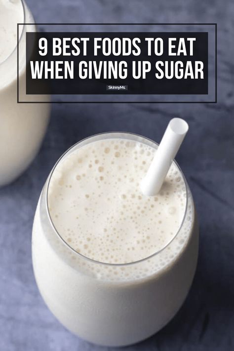 9 Best Foods to Eat When Giving Up Sugar Essen, Giving Up Sugar, No Sugar Snacks, No Sugar Desserts, Low Sugar Snacks, Sugar Free Snacks, Low Sugar Desserts, Healthy Ice Cream Recipes, Sugar Alternatives