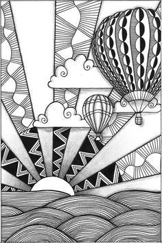 PINTAR Tangle Patterns, Modele Zentangle, Zentangle Kunst, Arte Doodle, Doodle Art Drawing, Tangle Art, Zentangle Drawings, Doodle Drawing, Doodle Art Designs