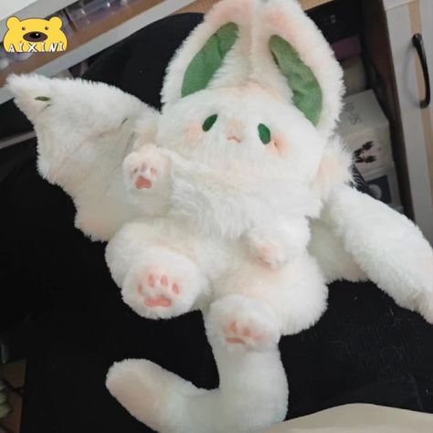 Just found this amazing item on AliExpress. Check it out! 318,44TL 39％ Off | Spirit Rabbit Plush Bat Bunny Stuffed Cute Manta Animal Plushie Pillow Soft Creative Kids Girl Birthday Gift Templat Kotak, Bat Plush, Rabbit Plush Toy, Cute Bat, Rabbit Dolls, Kawaii Plush, Decoration Originale, Kawaii Plushies, Unique Dolls