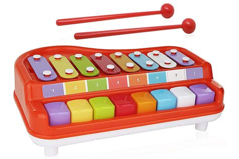 32 Best Toys And Gifts For 10-Month-Old Babies To Buy In 2019 Baby Piano, Music Cards, Stocking Stuffers For Baby, Music For Toddlers, Toy Musical Instruments, Toddler Education, Music Toys, Baby Music, Baby Christmas Gifts
