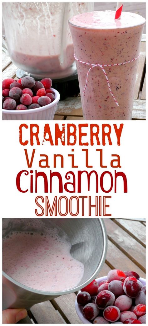 Vitamix Juice, Christmas Smoothies, Juices Recipes, Jitter Juice, Amazing Smoothie Recipes, Cranberry Smoothie, Smoothies Recipe, Cinnamon Smoothie, Apricot Smoothie