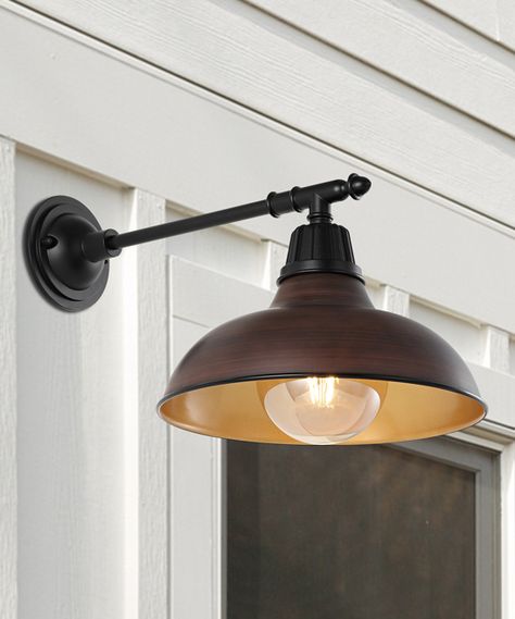 Farm Lights, Garage Lights Exterior, Exterior Sconces, Rustic Farmhouse Exterior, Farmhouse Outdoor Lighting, Barn Light Fixtures, Farm Light, Farmhouse Wall Sconces, Barn Lights