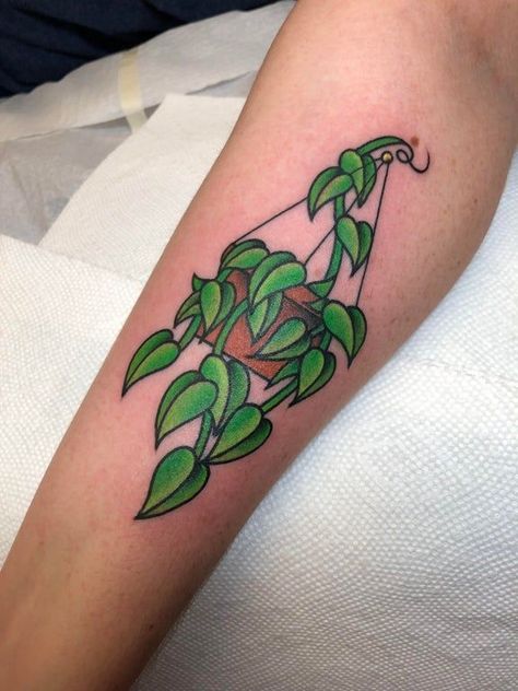 240+ Impressive Botanical Tattoo Designs (2023) - TattoosBoyGirl Plant Tattoos, Golden Pothos, Plant Tattoo, Botanical Tattoo, Time Tattoos, Tattoo Flash Art, 문신 디자인, Dope Tattoos, Tattoo Design Drawings