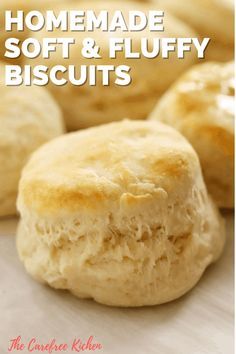 These Baking Powder Biscuits are soft, fluffy, buttery and so quick to make. With just a few easy steps, you’ll have delicious homemade biscuits to rival anything from the can in no time. #thecarefreekitchen #biscuits #biscuitrecipe #fluffybiscuitrecipe #bakingpowderbiscuits Flaky Biscuit Recipe, Perfect Biscuits, Homemade Baking Powder, Quick Biscuits, Best Homemade Biscuits, Best Biscuit Recipe, Easy Homemade Biscuits, Baking Powder Biscuits, Easy Biscuit Recipe