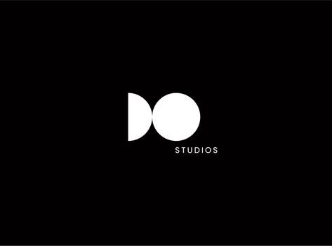 DO Studios Logo by Nabil Murad on Dribbble Minimalist Logo Inspiration, Graphic Studio Logo, Photography Studio Logo, Modern Photography Logo, Design Logo Inspiration, Typographie Logo, Typo Logo Design, Logo C, Dot Logo